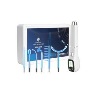 Dispositif haute fréquence 6 en 1 avec baguette d'électrode de champignon pour lisser la peau soin du cuir chevelu réparation des taches baguette de visage - Product Image 1