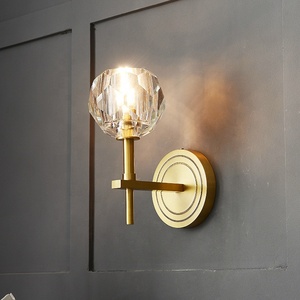 โคมไฟติดผนังคริสตัลทองแดงสีทอง LED สำหรับห้องนั่งเล่นห้องนอนห้องน้ำห้องครัวตกแต่งทางเดิน - Product Image 5