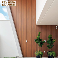 Panneau en plastique en aluminium imperméable de mur de grain en bois pour l'extérieur ignifuge pour des applications de Hall de salon d'hôtel de villa