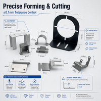 Service de découpe laser, pliage et soudage CNC sur mesure en acier inoxydable et aluminium de haute précision pour la fabrication de tôles métalliques