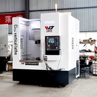 Tour vertical CNC VTC900 à couple élevé, machine de tournage CNC, tour CNC économique