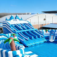 Toboggan aquatique gonflable avec piscine à jets d'eau pour jardin, fête à domicile, toboggan aquatique pour enfants, directement de l'usine, certifié CE, personnalisable