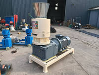 Petite machine à granulés de biomasse à filière plate Moulin à granulés de bois pour maison/ferme | Options électrique et diesel