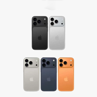 Teléfono Inteligente Apple iPhone 17 Pro Max, 5G, 12GB, 256GB/512GB, Cámara de 108MP, Pantalla AMOLED de 6.8'', 6800mAh, Carga Rápida, Desbloqueado Global