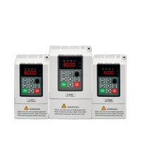 220V à 380V VFD entraînement à fréquence Variable entrée monophasée sortie triphasée pour moteurs 0.75KW 1.5KW 2.2KW