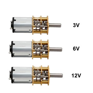 มอเตอร์เกียร์ Ga12 N20 DC 3V 6V 12V แม่เหล็กถาวร แบบยึดหน้าแปลน 32 มม. สำหรับรถสมาร์ทคาร์ มอเตอร์ความเร็วต่ำ - Product Image 5