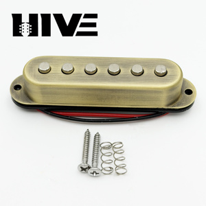 HIVE Cubierta Protectora de Pastilla de <span class=keywords><strong>Guitarra</strong></span> Eléctrica de Bobina Única de Latón de Alta Calidad con Imán Cerámico SSS 48 50 52mm para <span class=keywords><strong>Guitarra</strong></span> Eléctrica ST - Product Image 5