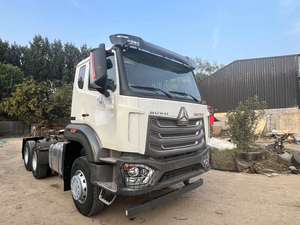 Camión Tractor Usado Sinotruk Euro2 Diésel 4×2 con Volante a la Izquierda, HOWO de 10 Ruedas, Capacidad de Carga de 21-30T, 371hp, Cámara Trasera de 360° - Product Image 6