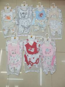 Pyjama bébé en coton doux antibactérien à cinq pièces, manches courtes, <span class=keywords><strong>Harper</strong></span>, long, pour grimper, printemps été, nouveau-né - Product Image 6