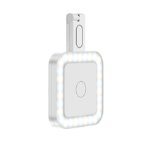 Lampe rechargeable à remplissage en direct Mini anneau lumineux portable pour selfie Mini anneau lumineux LED portable pour téléphone intelligent