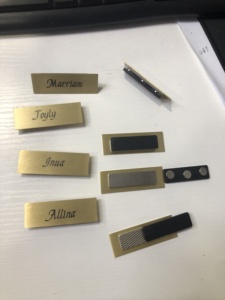 Tùy chỉnh từ tên huy hiệu kim loại thăng hoa <span class=keywords><strong>Tag</strong></span> cho văn phòng quần áo vị trí công ty BROOCH pins với tên của bạn - Product Image 6