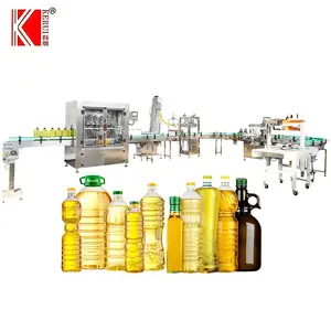 Low Cost Cooking Sunflower / Corn / Palm / Olive Oil Bottle Filling Sealing And Packaging Equipment With Ce And Iso