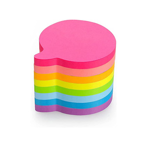 Bloc de notas adhesivas en blanco, fácil de publicar, forma personalizada, uso de oficina escolar, Bloc de notas adhesivas fuertes - Product Image 1