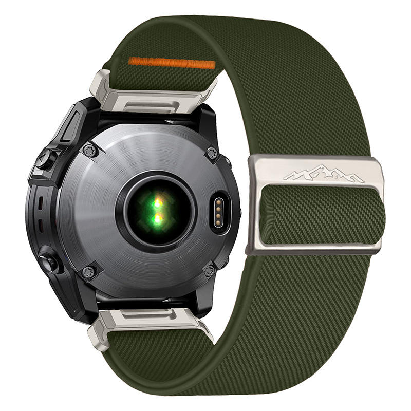 Nylon Stretchy Band for Garmin Fenix 6x/5x/7x 8x Band, Soft