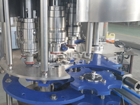 Machine de bouchage automatique pour bouteilles en verre, visseuse à bouchons