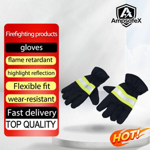 Wholesale Customizable Fire Protection <b>Gloves</b> | 3C Certified Non-Slip Aramid Safety <b>Gloves</b> 26cm Length Durable Tear-Resistant - Product Image 1