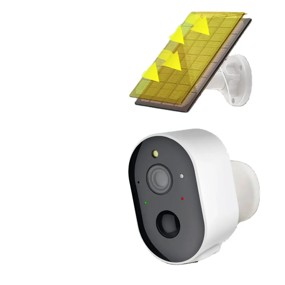 Telecamera IP WIFI solare Dome Wireless per esterni Kit telecamera IP di sicurezza per la protezione della casa telecamera a conversazione bidirezionale a bassa potenza a infrarossi