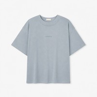 Service Personnalisé OEM/ODM – T-shirt Vierge de Luxe 235 GSM, Coupe Minimaliste Moderne, 100% Coton Filé Anneau, Style Alternatif de Luxe