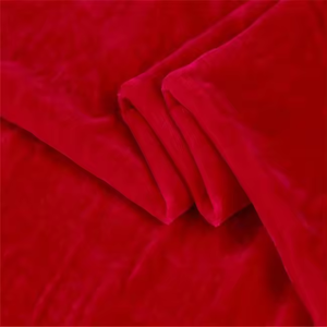 قماش ريون حريري أنيق دافئ فسكوز مخملي 100% حرير فاخر بلون موحد لملابس النوم والفساتين والسهرات - Product Image 5