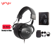 Headphone Studio Profesional Yinyu DH1772 Over-Ear 3.5mm HiFi Berkabel untuk Musik