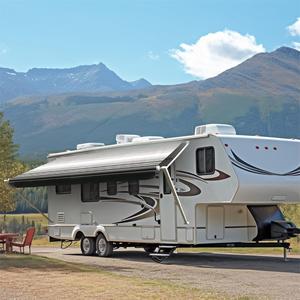 Awnlux Hướng dẫn sử dụng cuộn ra RV dù để che nắng mái hiên Mỹ Úc phong cách ngoài trời Caravan Trailer du lịch mái hiên - Product Image 1