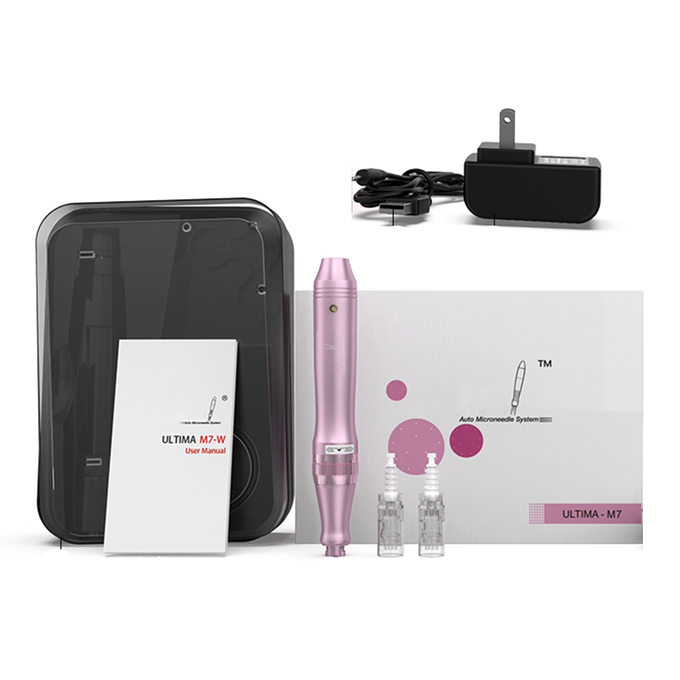 Новый профессиональный Dr ручка M7 коллаген инъекции дермы Электрический Dermapen 6-ступенчатая Регулировка беспроводной микрофон Derma ручка