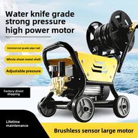 Machine de nettoyage domestique haute puissance 220V en fer, pompe à eau haute pression pour lavage de voitures, nettoyeur OEM personnalisable
