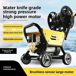 Idropulitrice Domestica <span class=keywords><strong>ad</strong></span> Alta Potenza 220V, Potente Lavatrice per Auto con Pompa <span class=keywords><strong>ad</strong></span> Alta Pressione - Product Image 2