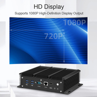 Dispositivo de Firewall Lte sin Ventilador con 6 Puertos LAN, Router PFsense Openwrt, Mini PC Barebone 5405U, Computadora Industrial