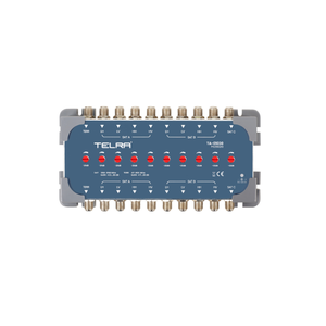 Amplificateur multiswitch satellite Telra TA-01030 10X8 réglable 30dB à gain élevé pour système TV d'appartement avec antenne centrale - Garantie 2 ans - Product Image 3