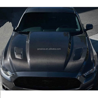Capot en fibre de carbone style GT pour Ford Mustang 2015-2017 – Kit de performance pour modification et amélioration du capot moteur avant – Pièces automobiles