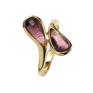 Anillo de Plata 925 Personalizado con Piedras Preciosas, Artesanía Italiana, Estilo Artístico Vintage, Joyería de Aniversario para Mujer con Cristales y Diamantes de Imitación - Product Image 1