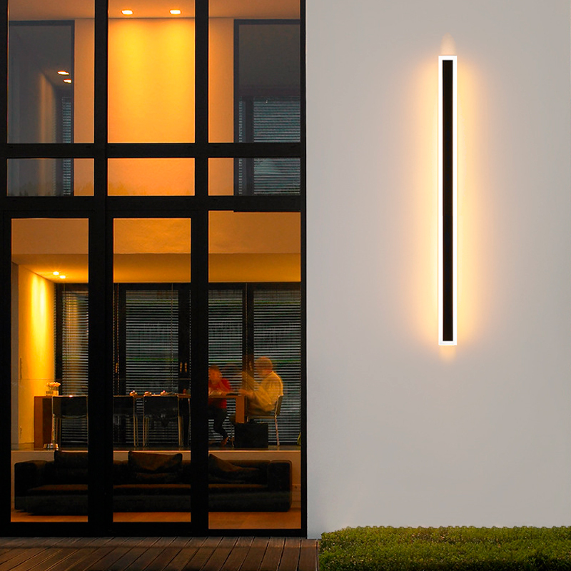 DAWN Outdoor Wall Lamp Waterproof IP65 AC85-265V Modern LED Long Strip Wall Light Fixture for Front Porch Garden Lighting · image 6