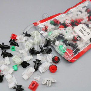 Bmw 100Pcs Plastic Fastener <b>Clips</b> Kit For Trunk Roof Panel Repair Replacement Parts BMW-01 - Product Image 3