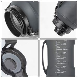 Nouvelle conception de bouteille d'eau pliable, réutilisable, pliable, portable, en silicone, pour les voyages - Product Image 2