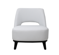 Fauteuil de réception d'hôtel contemporain, fauteuil d'appoint individuel pour salon d'affaires