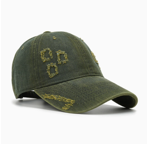 หมวกแก๊ปเบสบอลล้างได้มีรูปสี่เหลี่ยมจัตุรัสวินเทจผ้าฝ้ายพ่อหมวก unisex - Product Image 2