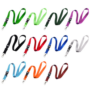 Promotional Personalized Custom Nylon Lanyards Neck Lanyard for Keychain Id Card Holder