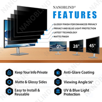 Filtre de confidentialité 43 "PC Monitor 942x529mm Anti-éblouissement Filtre d'écran de confidentialité Protection des yeux Protecteur d'écran