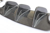 Diffuseur arrière en fibre de carbone W204 C63 pour W204 C63 Big Fins