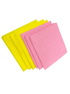 Chiffons en viscose, chiffons super absorbants, jaunes, non tissés, lingettes de nettoyage allemandes, chiffons réutilisables pour serviettes de cuisine - Product Image 3