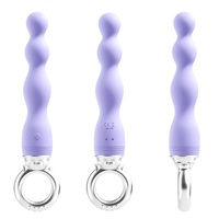 Perles Anales, Plug Anal, Œuf d'Amour, Vibrateur 10 Modes, Stimulateur Télécommandé, Rechargeable, Étanche, Jouet Sexuel Adulte Unisexe