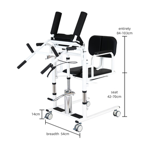 Transfert de patient du <span class=keywords><strong>lit</strong></span> aux chaises - Chaise de transfert hydraulique avec fonction toilette pour personnes à mobilité réduite - Product Image 1