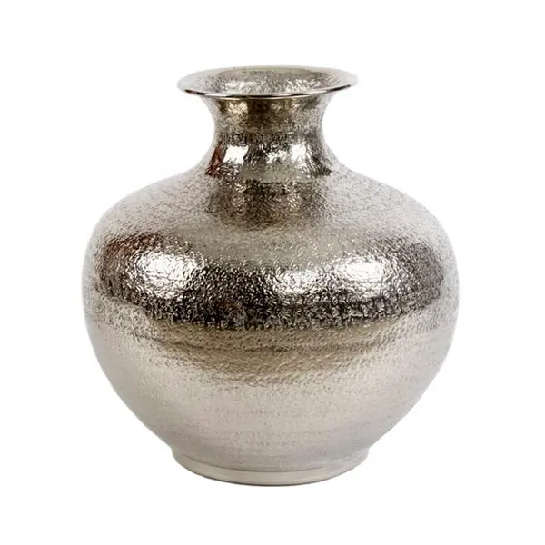 Декоративная ваза для дома с железо-никелевым покрытием