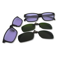 In Stock YX Didymium Optical Glass Filter Eye Glasses AR AF Coating >90% Transmission for Fire Watching Lighting Instrument Use
