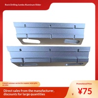 Accessoires pour foreuse hydraulique de roche : Support coulissant en aluminium pour poutre de poussée, Bande anti-usure, Diaphragme à azote