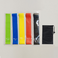 Bandas de Resistencia de Látex de Alta Resistencia Personalizadas, Juego de Bandas Elásticas para Cadera, Yoga, Pilates, Adultos, Ecológicas, Set de Regalo