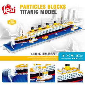 Set Costruzioni <span class=keywords><strong>Titanic</strong></span> 2338 Pezzi – Micro Modellino Nave Puzzle 3D, Decorazione Casa Ingrosso - Product Image 4