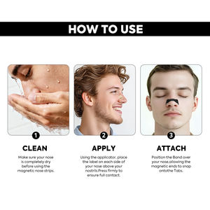 Produsen produk populer strip pernapasan hidung magnetik dilator hidung antimendengkur bernapas - Product Image 6