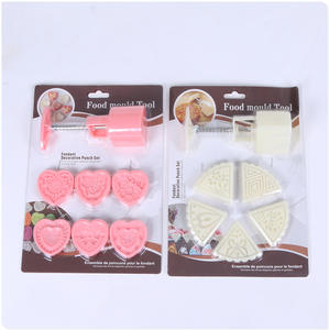 MorSun-Molde de Postre para Galletas Prensadas a Mano con Forma de Piña, Molde de Prensa de Pastelería con Diseños de Corazón - Product Image 1